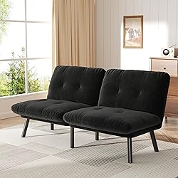 homeokay Futon Sofa Sleeper Couch Bed with