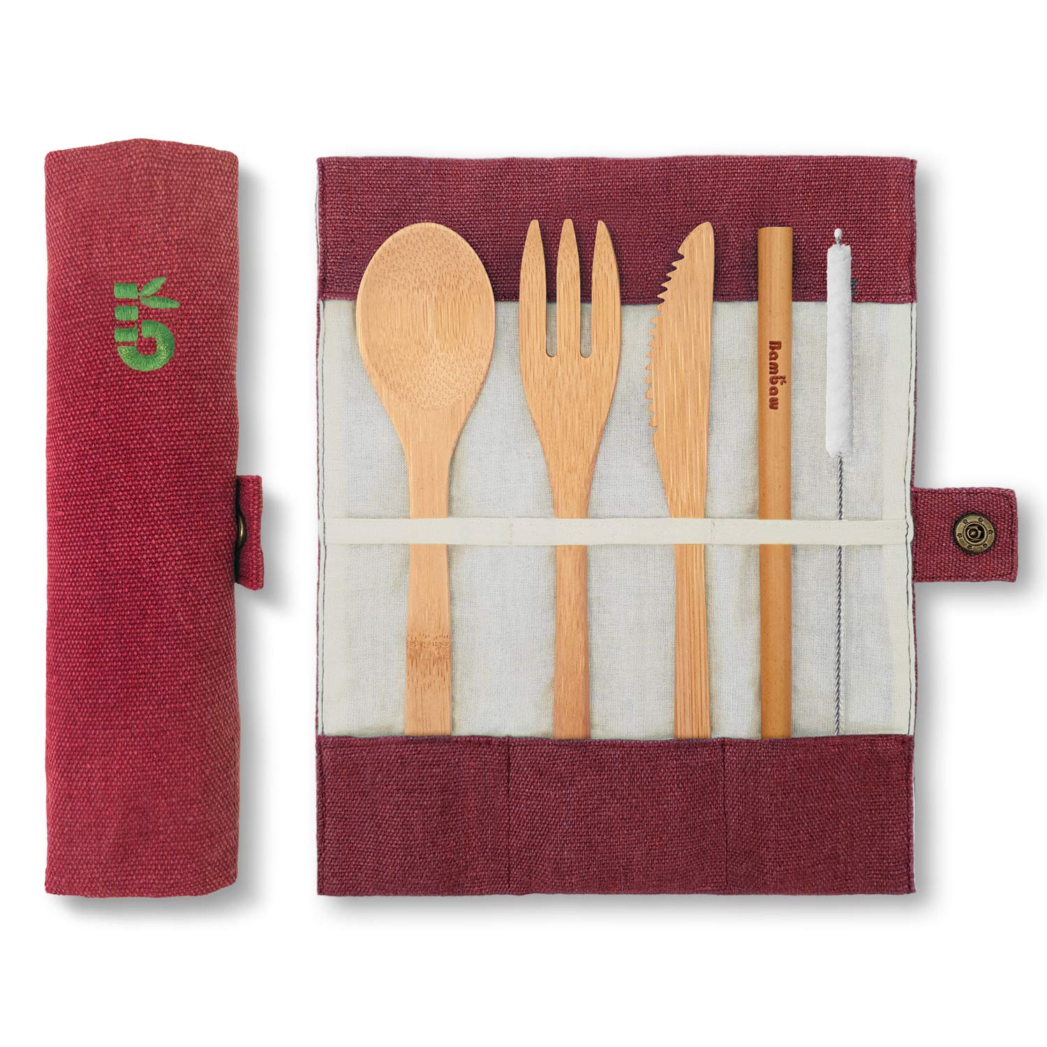 Bambaw Bambaw | Bamboo cutlery set | Berry