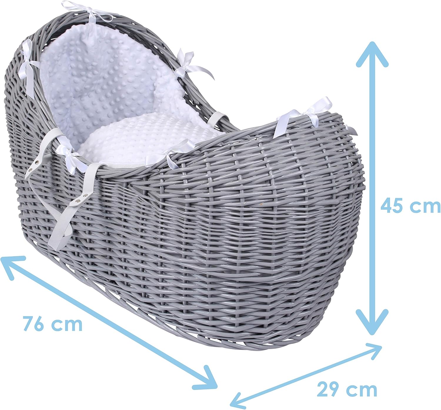 grey wicker snooze pod with stand