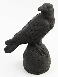 Raven Bird Home and Garden Statues Cement French Figures Concrete Sculptures