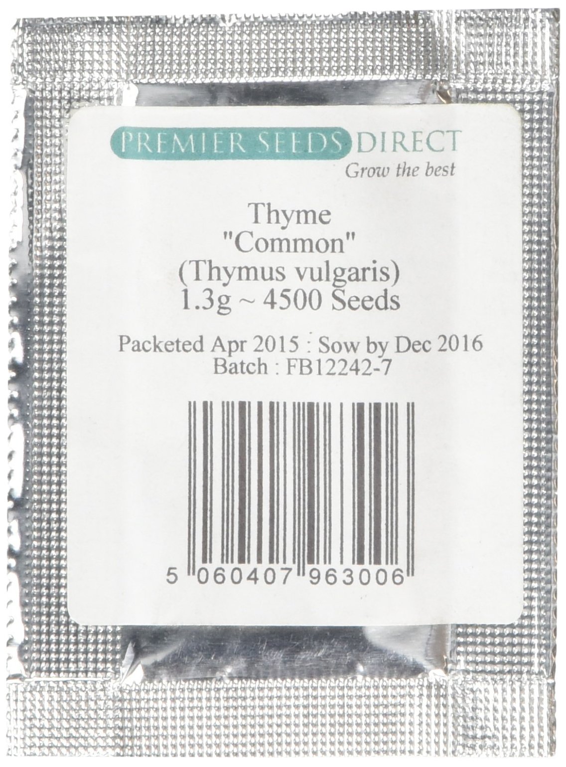 PREMIER SEEDS DIRECT - HERB - Thyme - 2 Grams - Approx 7000 Seeds