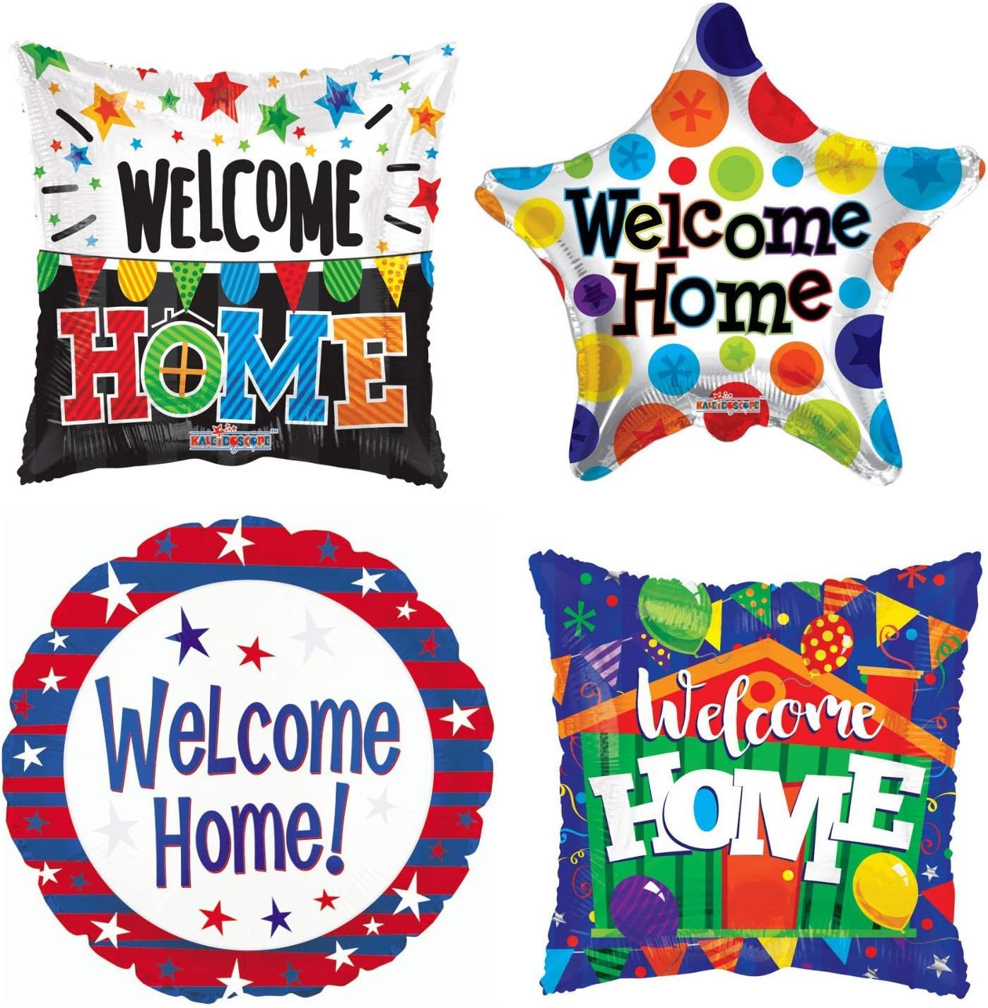 Home Balloon Decorations Set Of 4 Party Balloons