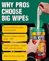 Big Wipes Multi-Surface Cleaning Wipes 80 Count Dispenser Tub view 5