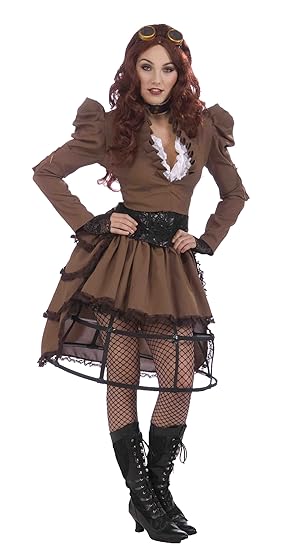 Steampunk Costumes, Outfits for Women Forum Steampunk Vickie Complete Costume $40.41 AT vintagedancer.com