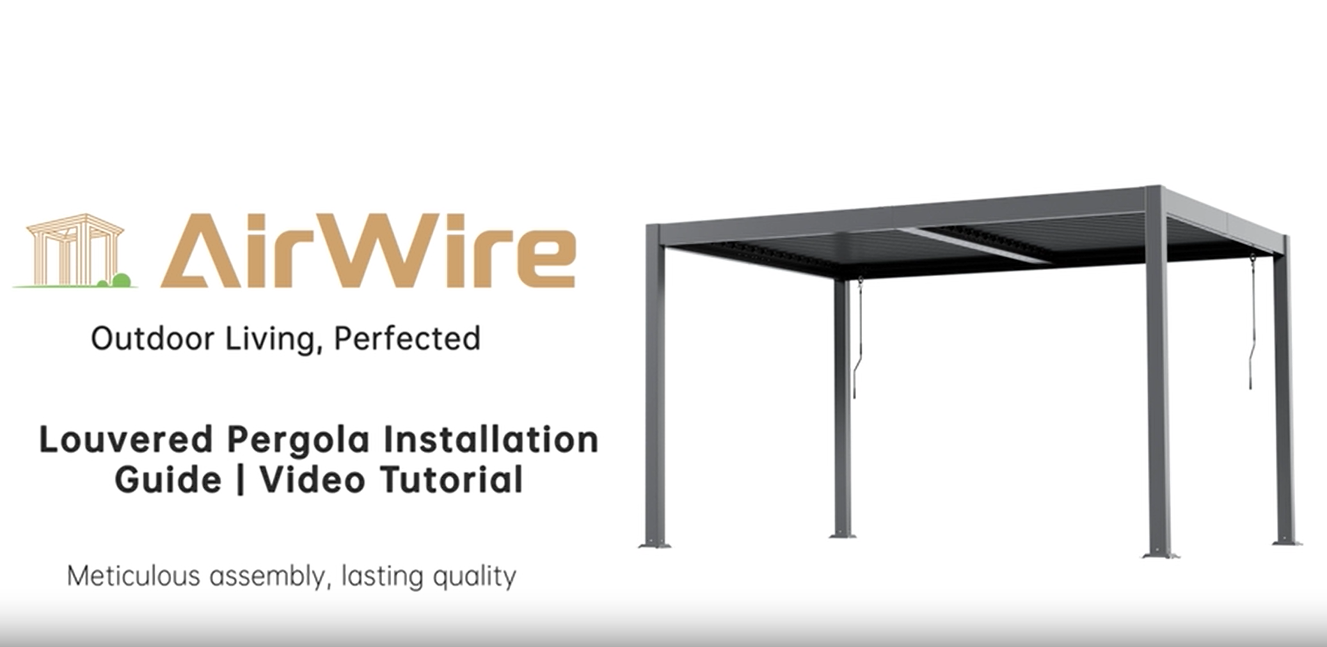 AirWire 10x12 Louvered Pergola Review: Adjustable Roof with Curtains & Netting image 23