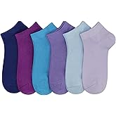 Women’s Thin Bamboo Rayon Low-Cut Ankle Socks – Soft, Breathable, Moisture-Wicking Socks 6-Pack