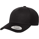 Yupoong Mens Yp Classics™ 5-Panel Premium Curved Visor Snapback Cap