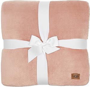 UGG Whitecap Plush Flannel - Oversized Throw Blanket, Quartz
