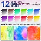 Creativepeak Watercolour Brush Pens 12 Pack with Blending Brush view 6