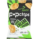 Popchips Sour Cream &amp; Onion Potato Chips, 5 Oz
