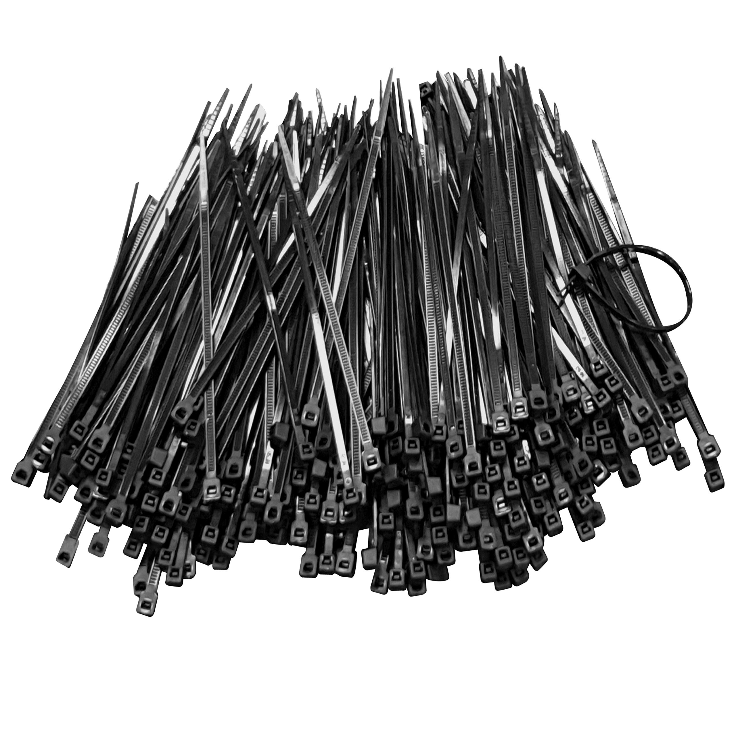 VORX Cable Ties 100mm X 2.5mm, 300 Pcs Premium Quality Nylon Zip Tie Nylon Self Locking for Professional Commercial Use, Home, 1% of Sale Value Will be Donated to Children's Hospital in Sheffield