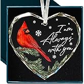 Cardinal Christmas Ornaments - Memorial Christmas Ornament for The Tree, Remembrance Gift, Sympathy Gift, Remembrance Gifts for Loss, Sympathy Gifts for Loss of Loved One, Unique Ornament Presents