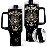 KlymoraTrelix Basgiath Gifts - Storm Brave The Dark Tumblers - Fantasy Bookworm Cup - Fourth Dragon Rider Book Mug - Dragon Wing 40 Oz Tumbler - Onyx Gifts For Book Lovers on Christmas, Birthday