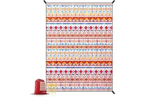 OCOOPA Diveblues Beach Blanket, Sand Free Mat Quick Drying, Large and Compact, Easy Carring, Perfect for Beach Yoga, Outdoor Music Festival, Travel Camping Gifts