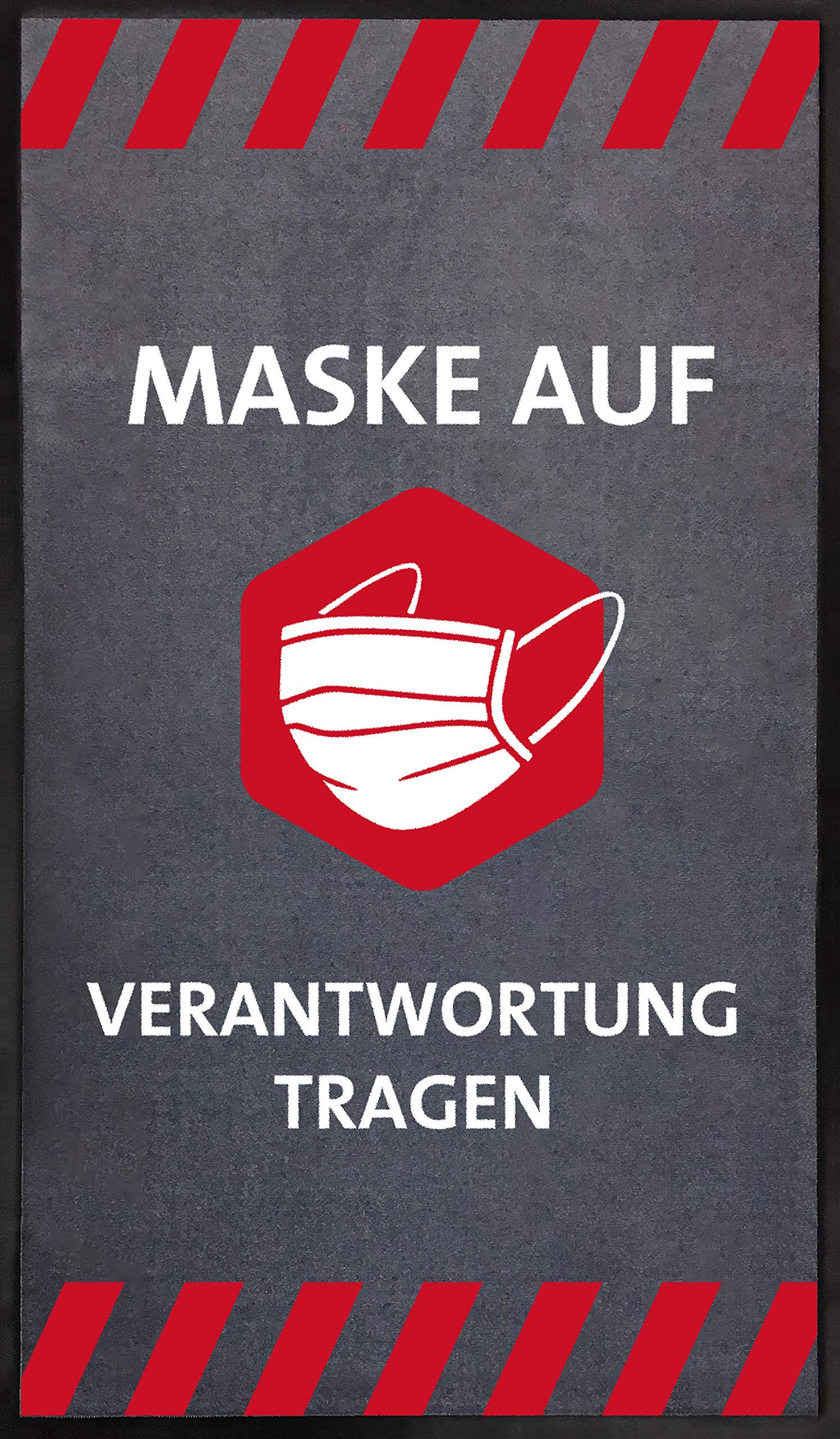 Novus Notice mat, polyamide Nitrile rubber, Gray, hoch 85 x 150