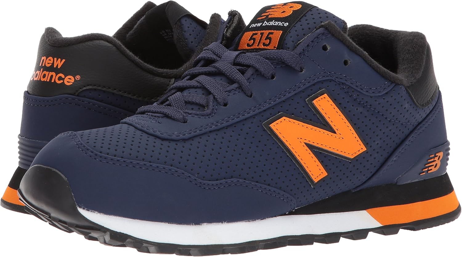tenis new balance azul e laranja
