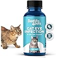 Cat Eye Infection & Vision Care Support, Holistic Vision Support for Cats & Kittens, Soothes Eye Infections, Conjunctivitis, Swelling, and Discharge, Easy to Use, 400 Odorless, Tasteless Pills