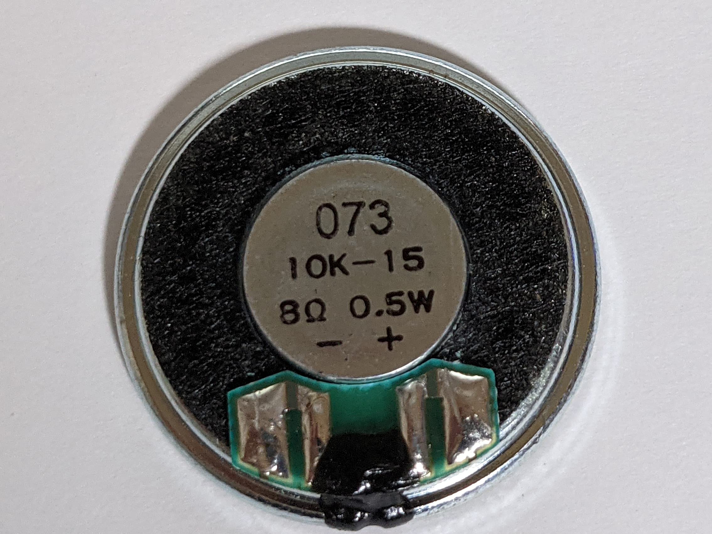 東京コーン スピーカー 28mm 0.5W 8Ω S28G10K-15商品画像