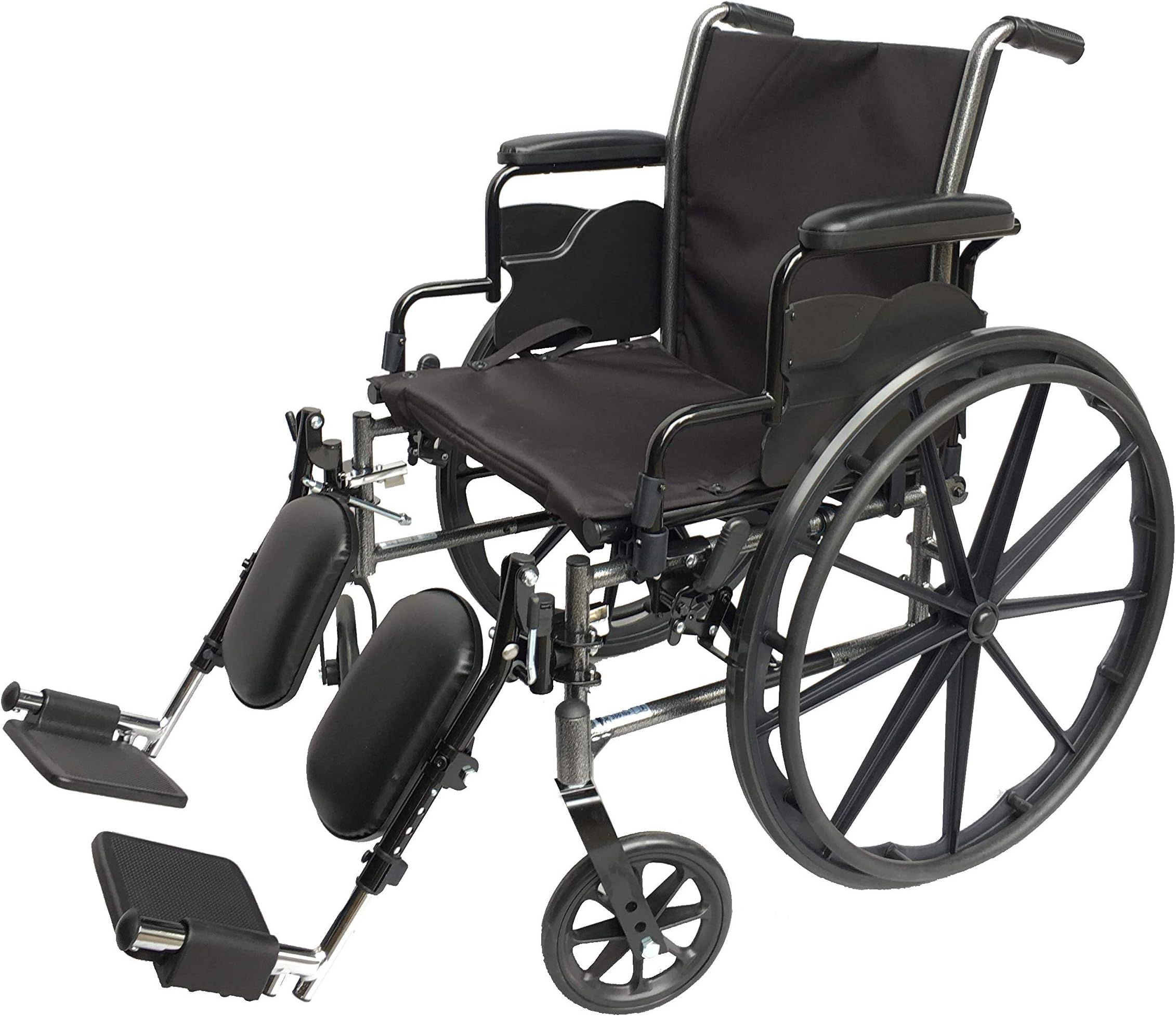 MedElite Deluxe Wheelchair Elevating Leg Rests DeskLength Arm