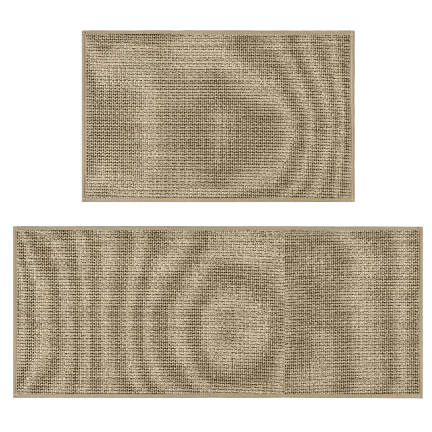 Photo 1 of Artoid Mode Washable Non Slip Kitchen Rugs and Mats Set of 2, Rubber Backing Absorbent Kitchen Mats for Floor Front of Sink - 20x32 and 20x48 Inch