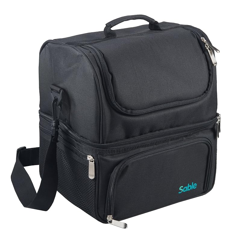 large lunch bolsa with compartments