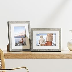 Vittanly 6x8 Picture Frame, Display Pictures 4x6