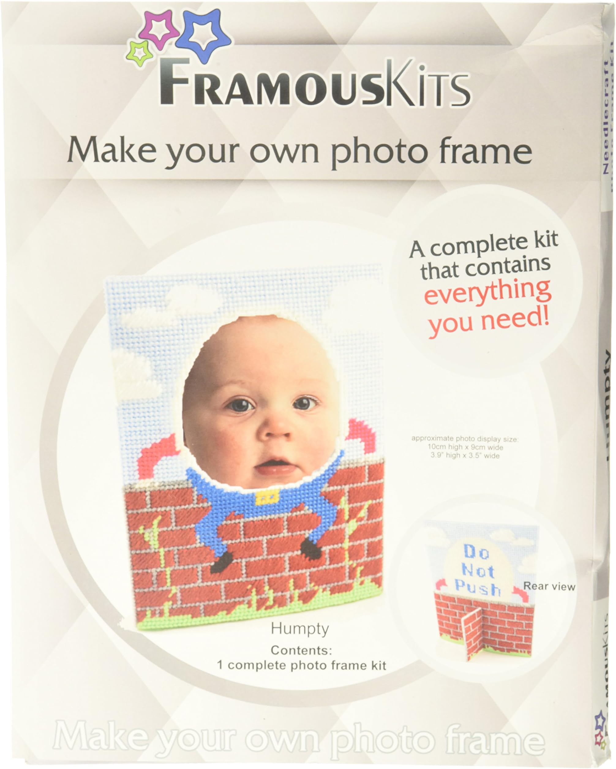 Framous Kits Humpty Dumpty Framous Plastic Canvas Kit, 8 by 5.9-Inch