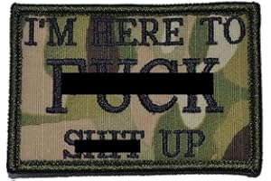 TACTICAL GEAR JUNKIE I'm Here to F S Up - 3x2 Patch - Multicam