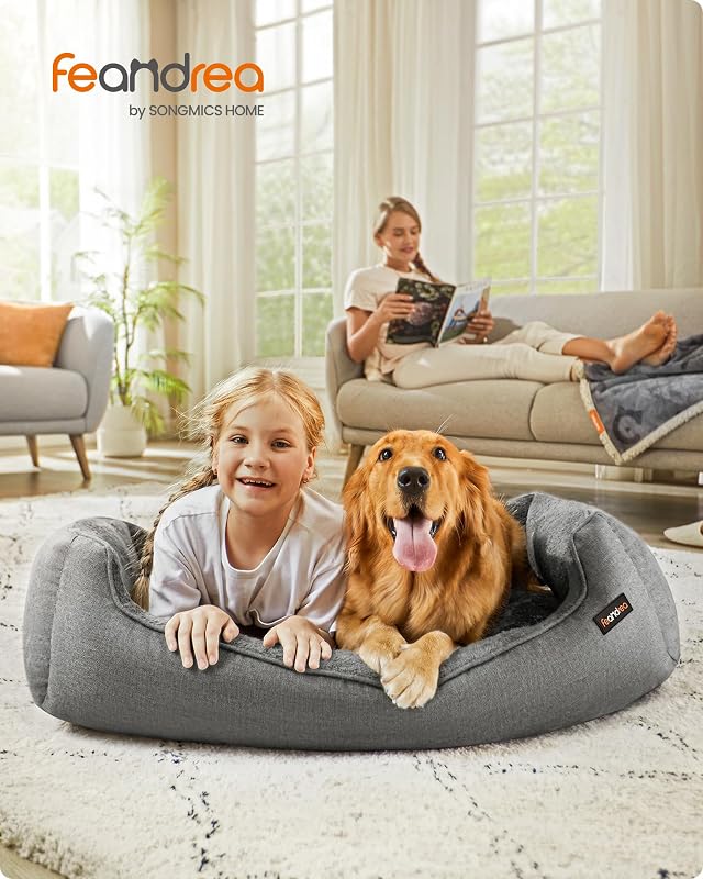 Cuccia per Cani, Bordi Rialzati, 110 x 75 x 27 cm