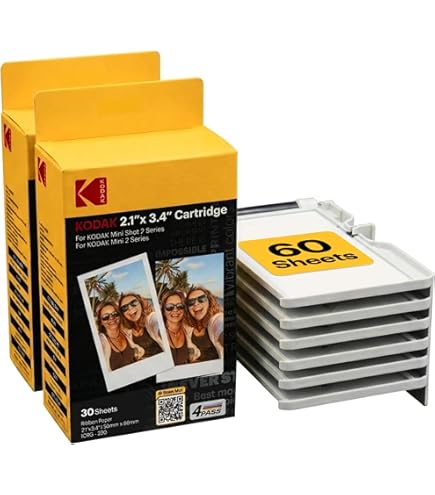 Kodak Print 3x3 Cartridge 30枚入り Kodak ICRG330 Cartouche et Papiers 30 Photos 7,6 x 7,6 cm