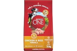 Purina ONE Dry Dog Food, Chicken & Rice - 14 kg Bag