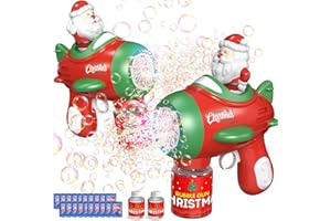 BMONATY Bubble Machine Gun for Kids Adults (RED)