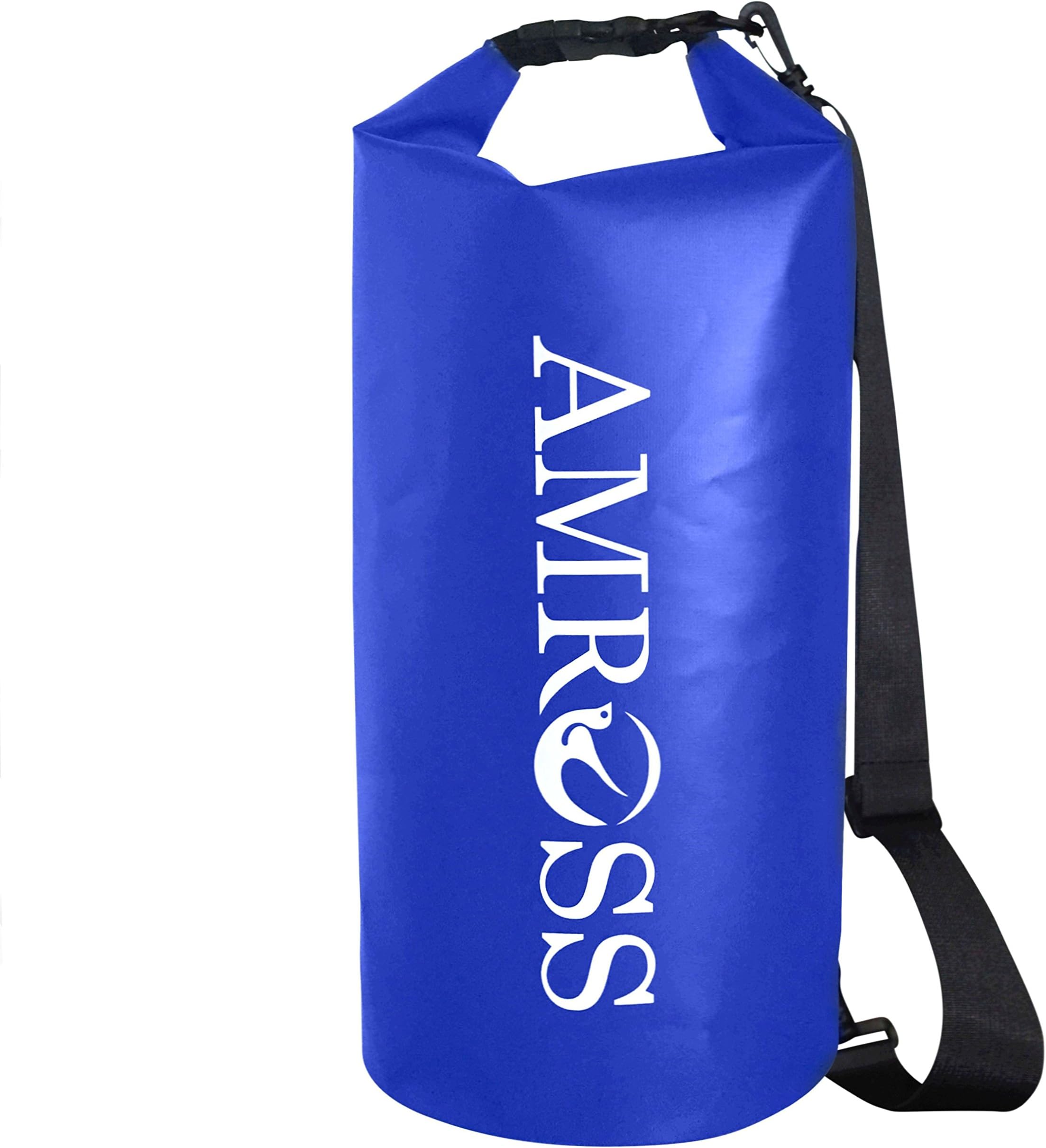 Amross Waterproof Dry Bag, Shoulder Strap Included. The Perfect All-Season Waterproof Bag! Kayaking, Boating, Beach, Fishing, Camping, Hiking, Severe Weather and More
