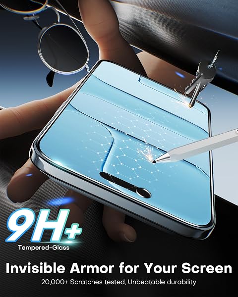 OMOTON PRIVACY SCREEN PROTECTOR FOR IPHONE AIR [ZERO FAILURE APPLICATION], TEMPERED GLASS FOR IPHONE 17 AIR WITH 9H+ HARDNESS & 12FT MILITARY GRADE SHATTERPROOF, 100% ANTI-SPY, FULL COVERAGE PROTECTION, 2 PACK