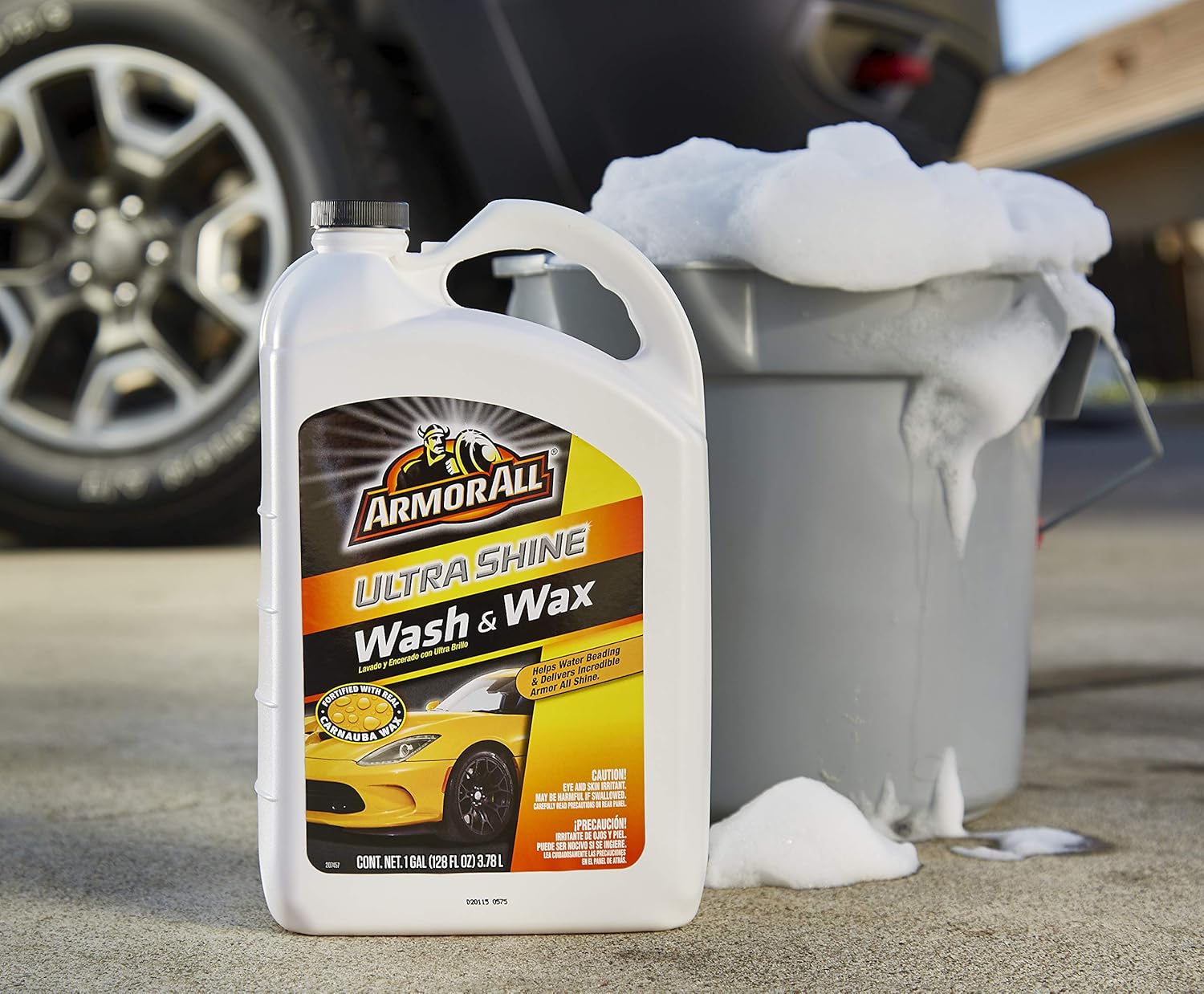 Armor All Car Wash & Wax Bottle, Cleaning for Cars, Truck, Motorcycle, Ultra Shine, 1 Gallon, 19268: Automotive