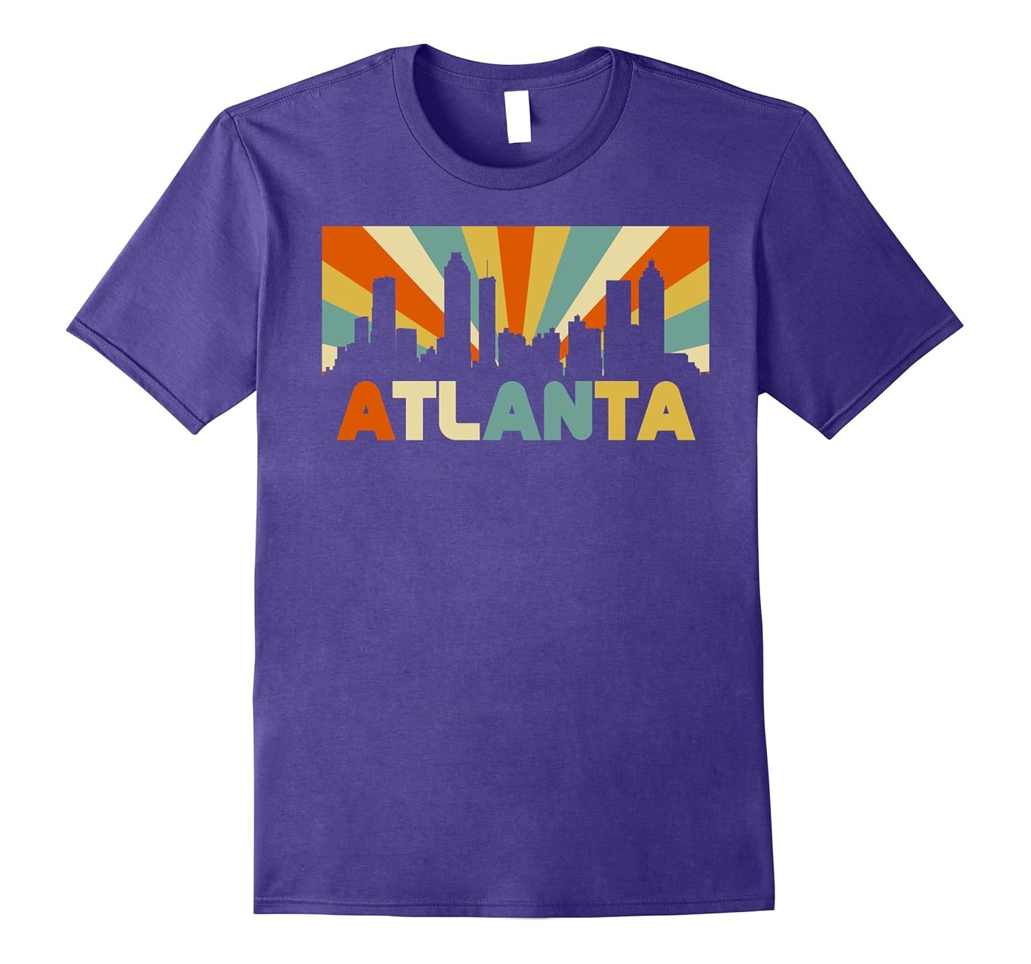 Atlanta City Retro Vintage T-Shirt Atlanta Disco 70s Georgia-ANZ