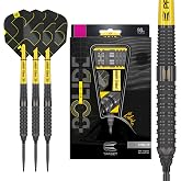 Target Darts Bolide Void 90% Tungsten Dart Set, Steel Tip Swiss Point Darts | 21G/22G/23G/24G/25G/25G | Professional Darts Sets, Black Darts, Swiss Point Tool Included