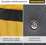 TOUGH MASTER 22 Inch Heavy Duty Tool Bag 7 Pockets Wide Compartment Removable view 6
