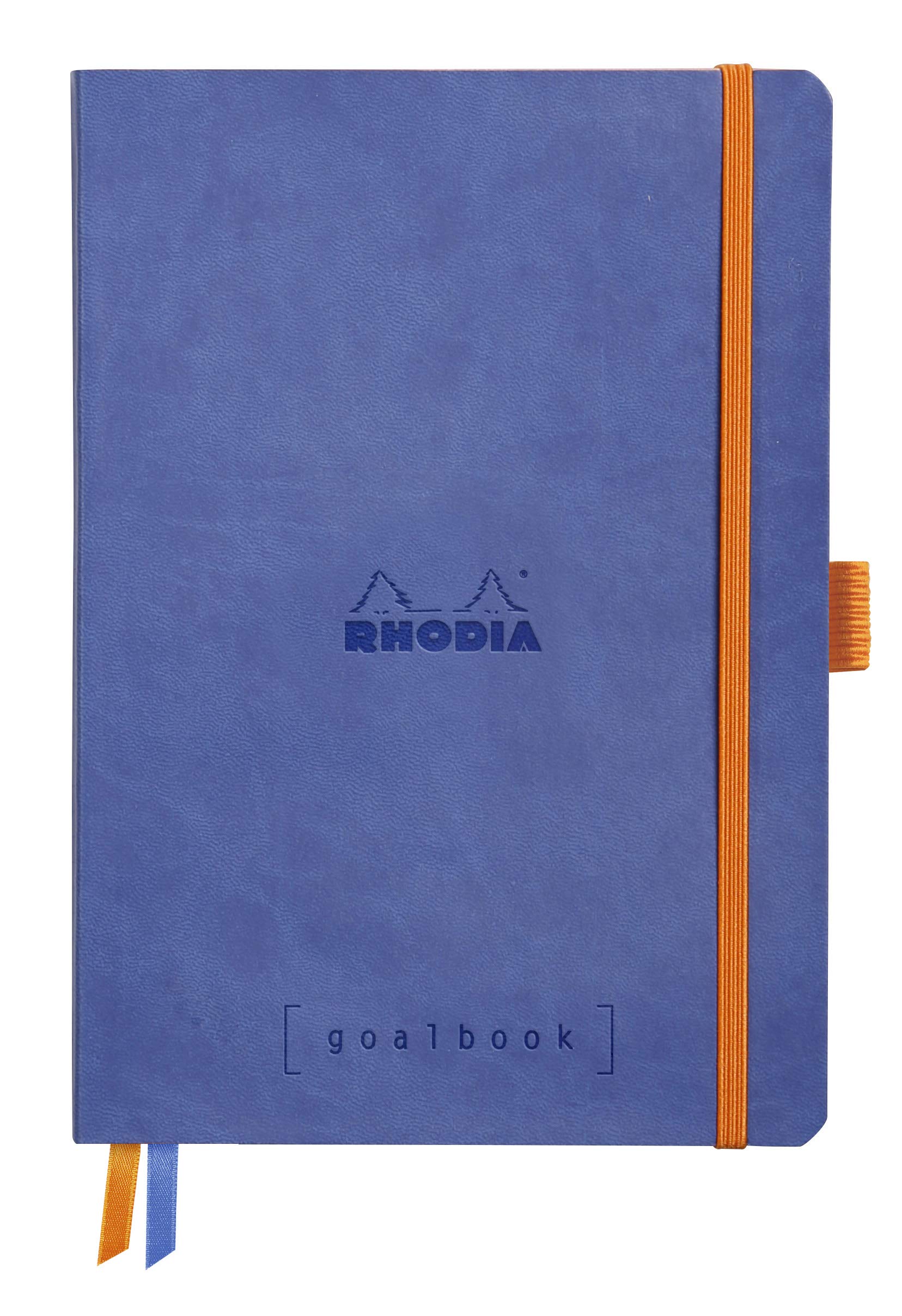 Rhodia Softcover Goal Book, A5 , Dot - Sapphire Blue