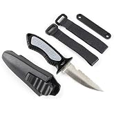 Cressi Versatile Diving Knife for Scuba, Snorkeling, Spearfishing | The Grip