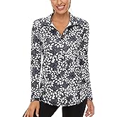 LURANEE Womens UPF 50+ Long Sleeve 1/4 Zip Pullover Athletic Hiking Running Workout Tops