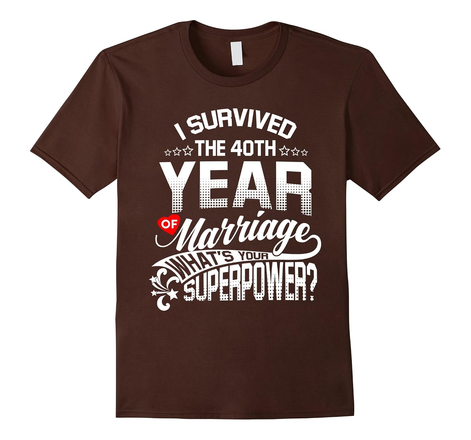 40th wedding anniversary t shirts