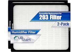 2-Pack Air Purifier Filter for Blueair 203 Replacement Filter - Compatible with Blue Air Classic 203 Filters HEPA