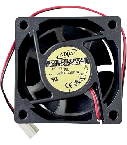 Orion Fans OD8025-12MB 80mm PC Cooling Fan - 12VDC, 31CFM, 28dBA, Ball Bearing Computer Case Fan