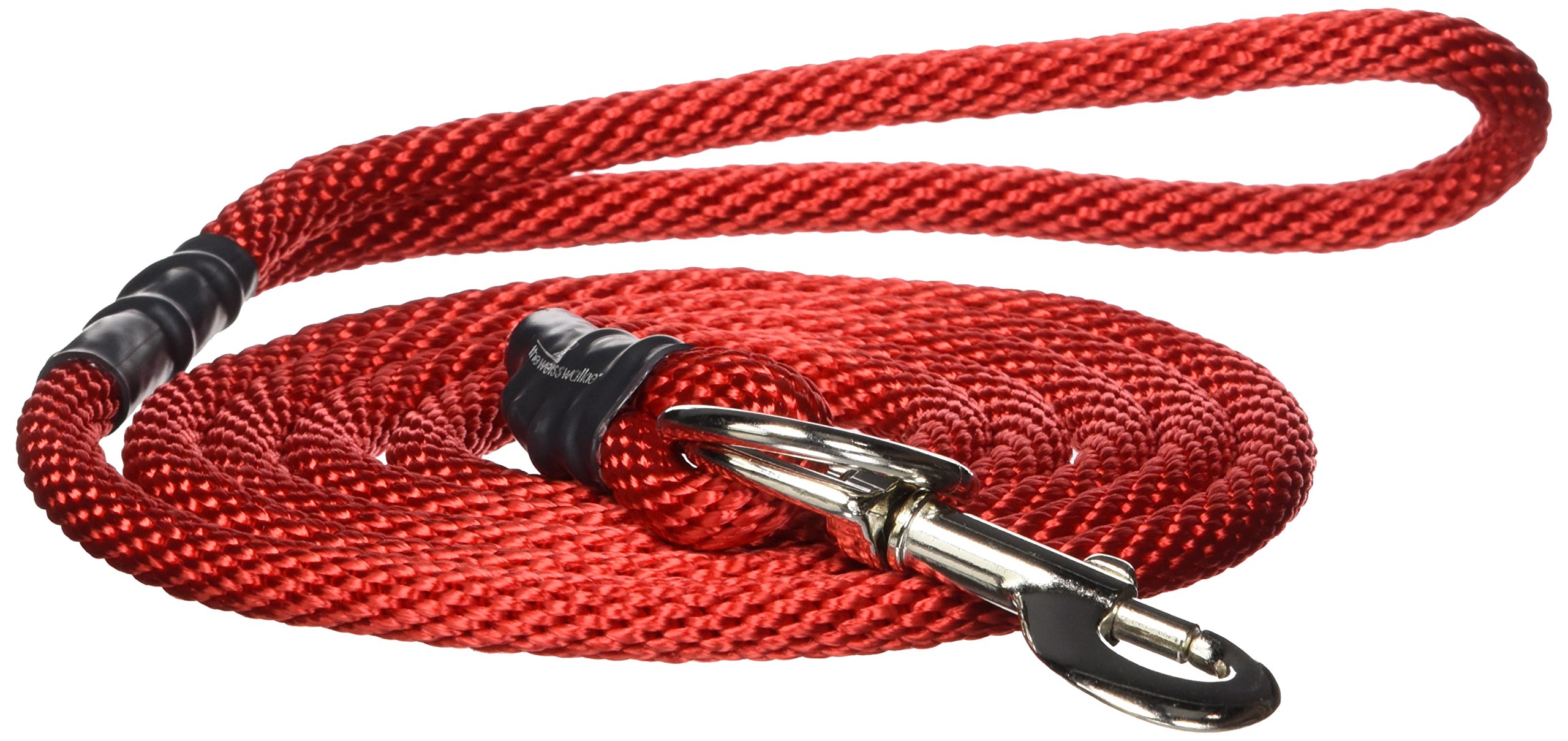 The Walkie No Pull Dog Leash - Gentle, Effective, Encourages Loose Leash Walking - Made in USA - Red - Size Large for Dogs 25 lbs – 150 lbs