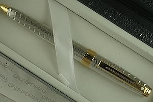 A.T. CROSS Sheaffer Prelude Signature Diamond cut Snake Skin pattern Medalist with 22KT Gold Appointments Ballpoint Pen and matching Sheaffer Journal