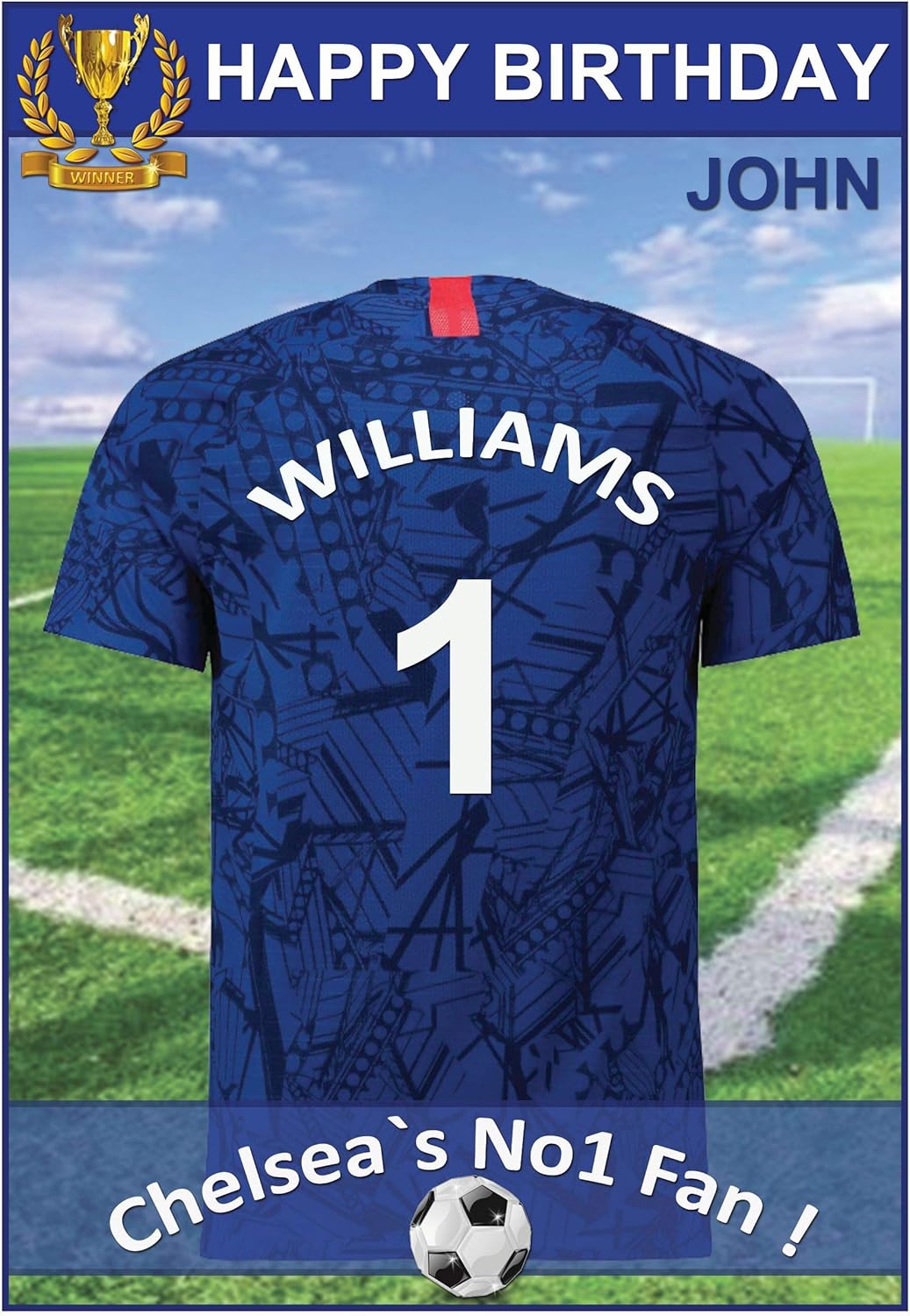 personalised chelsea jersey