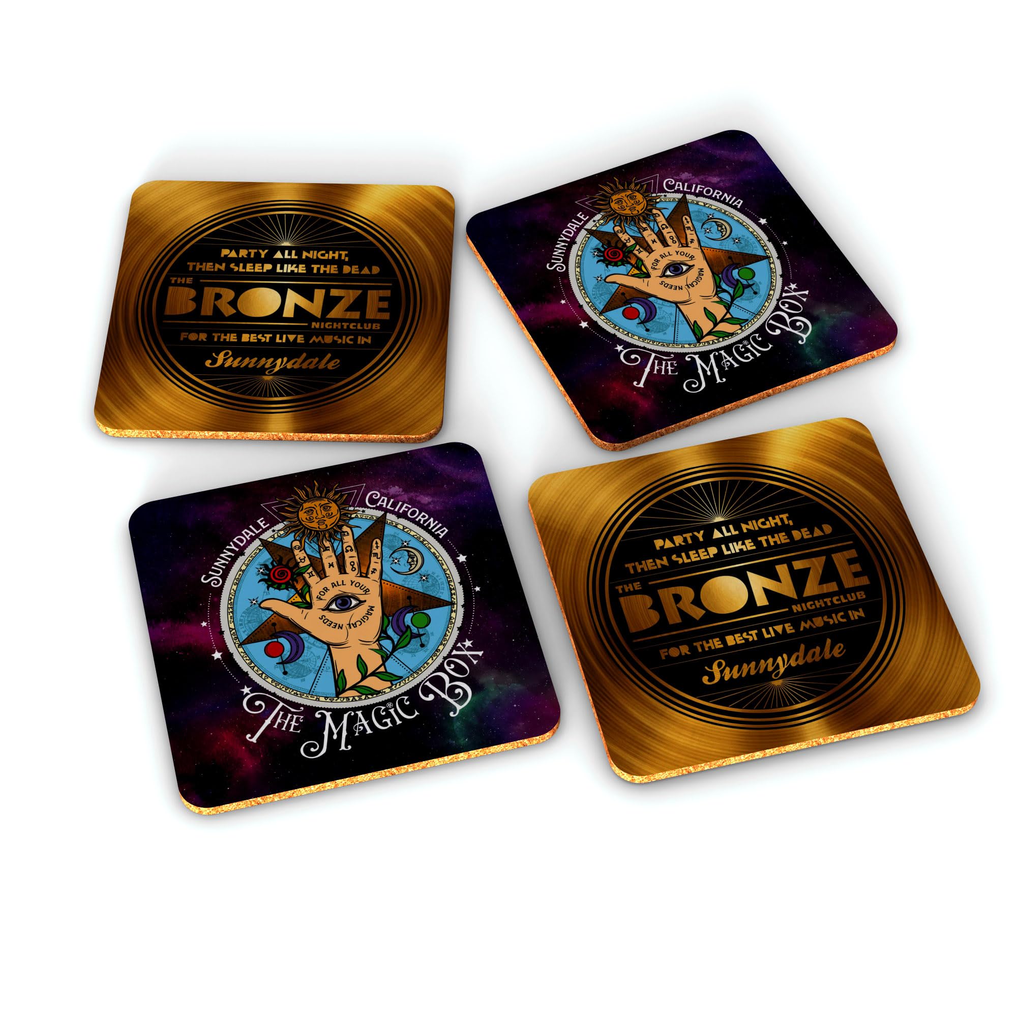 Buffy the Vampire Slayer Coasters inspired by the classic tv series
