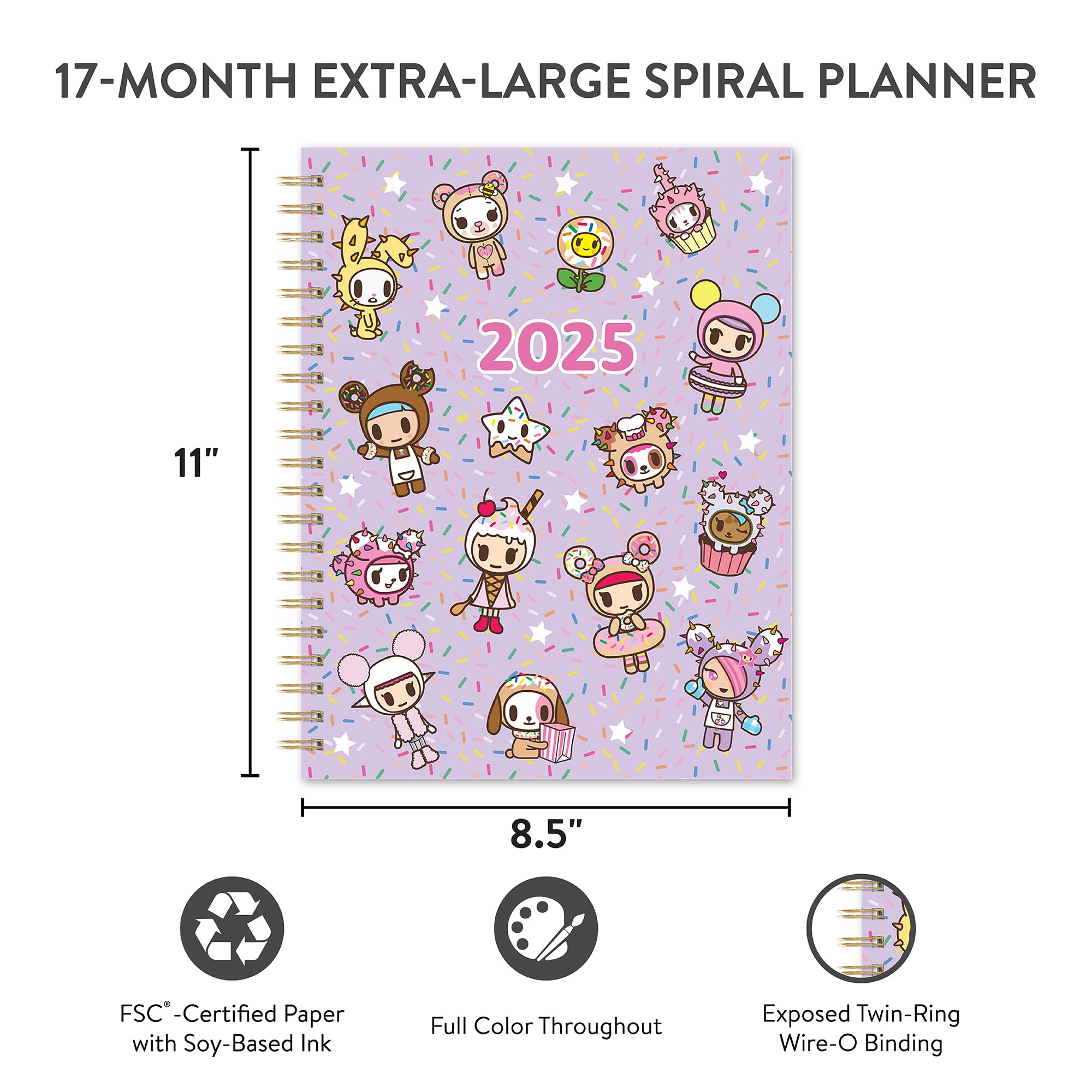 Mua 2025 Planner Daily, Weekly and Monthly Planner 20242025, Orange