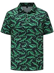 Men's Funny Golf Polo Shirts Short Sleeve